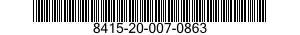 8415-20-007-0863 PARKA,COLD WEATHER 8415200070863 200070863