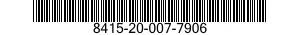 8415-20-007-7906 LINER,COLD WEATHER COAT 8415200077906 200077906