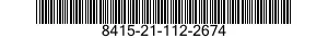 8415-21-112-2674 JACKET,CHEMICAL AND OIL PROTECTIVE 8415211122674 211122674
