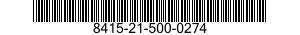 8415-21-500-0274 SMOCK,GENERAL PURPOSE 8415215000274 215000274