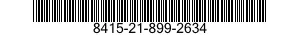 8415-21-899-2634 COVERALLS,DISPOSABLE 8415218992634 218992634