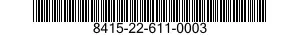 8415-22-611-0003 REPAIR KIT,SUBMARINE DECK EXPOSURE CLOTHING 8415226110003 226110003