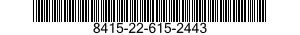 8415-22-615-2443 CLOTHING OUTFIT,ATHLETE'S 8415226152443 226152443