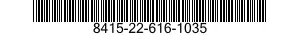 8415-22-616-1035 BELT,MARTIAL ARTS 8415226161035 226161035