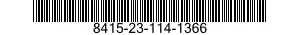 8415-23-114-1366 COVER,FIREMAN'S COAT,HEAT PROTECTIVE 8415231141366 231141366