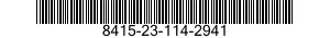 8415-23-114-2941 WORKMENS UNIFORM 8415231142941 231142941