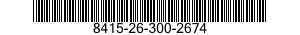 8415-26-300-2674 COAT,COLD WEATHER 8415263002674 263002674