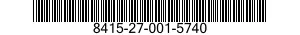 8415-27-001-5740 SMOCK,UTILITY 8415270015740 270015740