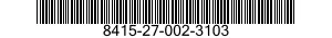 8415-27-002-3103 PARKA,COLD WEATHER 8415270023103 270023103