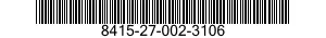 8415-27-002-3106 PARKA,COLD WEATHER 8415270023106 270023106