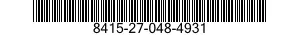 8415-27-048-4931 COVERALLS,SAFETY,INDUSTRIAL 8415270484931 270484931