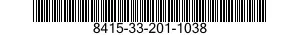 8415-33-201-1038 SMOCK,UTILITY 8415332011038 332011038