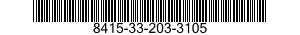 8415-33-203-3105 CLOTHING OUTFIT,SERVICE UNIFORM 8415332033105 332033105