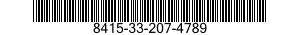 8415-33-207-4789 COVERALLS,FLYERS' 8415332074789 332074789