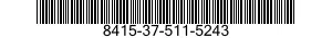 8415-37-511-5243 SPORTS WEAR,WOVEN 8415375115243 375115243