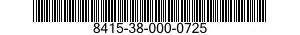 8415-38-000-0725 PARKA,WET WEATHER 8415380000725 380000725