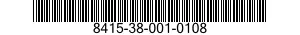 8415-38-001-0108 JACKET,COLD WEATHER 8415380010108 380010108