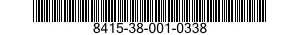 8415-38-001-0338 PARKA,WET WEATHER 8415380010338 380010338