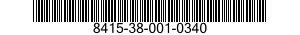 8415-38-001-0340 PARKA,WET WEATHER 8415380010340 380010340