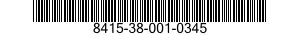 8415-38-001-0345 PARKA,WET WEATHER 8415380010345 380010345