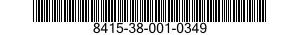 8415-38-001-0349 PARKA,WET WEATHER 8415380010349 380010349