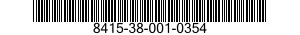 8415-38-001-0354 PARKA,WET WEATHER 8415380010354 380010354