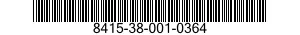 8415-38-001-0364 PARKA,WET WEATHER 8415380010364 380010364