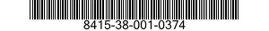 8415-38-001-0374 PARKA,WET WEATHER 8415380010374 380010374