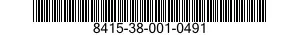 8415-38-001-0491 PARKA,WET WEATHER 8415380010491 380010491