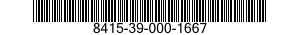 8415-39-000-1667 CLOTHING OUTFIT,UTILITY 8415390001667 390001667