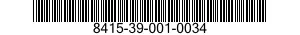 8415-39-001-0034 SHIRT,MAN'S 8415390010034 390010034