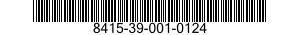 8415-39-001-0124 JACKET,MAN'S 8415390010124 390010124