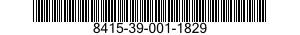 8415-39-001-1829 CLOTHING OUTFIT,SERVICE UNIFORM 8415390011829 390011829