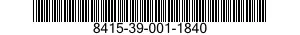 8415-39-001-1840 CLOTHING OUTFIT,SERVICE UNIFORM 8415390011840 390011840