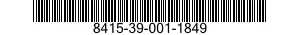 8415-39-001-1849 CLOTHING OUTFIT,SERVICE UNIFORM 8415390011849 390011849