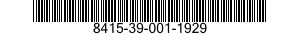 8415-39-001-1929 JACKET,COLD WEATHER 8415390011929 390011929