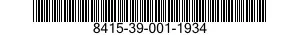 8415-39-001-1934 JACKET,COLD WEATHER 8415390011934 390011934