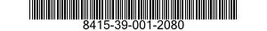 8415-39-001-2080 CLOTHING OUTFIT,SERVICE UNIFORM 8415390012080 390012080