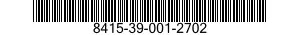 8415-39-001-2702 SHIRT,HOT WEATHER 8415390012702 390012702