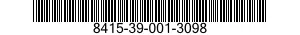8415-39-001-3098 JACKET,MAN'S 8415390013098 390013098