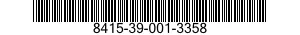 8415-39-001-3358 CLOTHING OUTFIT,SERVICE UNIFORM 8415390013358 390013358