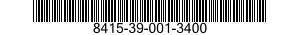 8415-39-001-3400 CLOTHING OUTFIT,SERVICE UNIFORM 8415390013400 390013400
