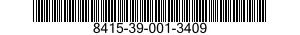 8415-39-001-3409 CLOTHING OUTFIT,SERVICE UNIFORM 8415390013409 390013409