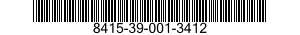 8415-39-001-3412 CLOTHING OUTFIT,SERVICE UNIFORM 8415390013412 390013412