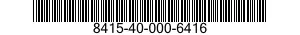 8415-40-000-6416 COAT,HOT WEATHER 8415400006416 400006416