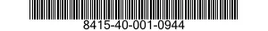 8415-40-001-0944 JACKET,COLD WEATHER 8415400010944 400010944