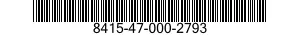 8415-47-000-2793 CLOTHING OUTFIT,ATHLETE'S 8415470002793 470002793