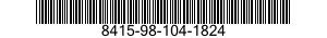 8415-98-104-1824 T-SHIRT,ATHLETE'S 8415981041824 981041824