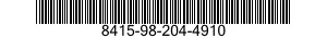 8415-98-204-4910 UNDERSHIRT,COLD WEATHER 8415982044910 982044910