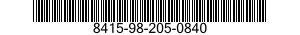 8415-98-205-0840 VEST,TACTICAL LOAD CARRYING 8415982050840 982050840